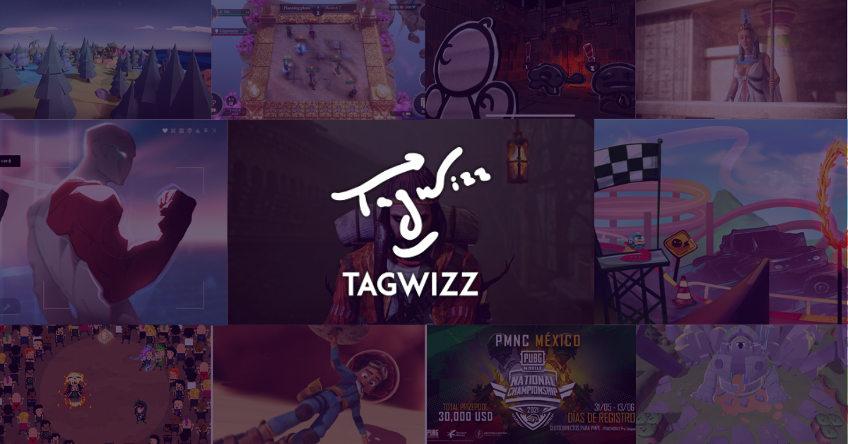 TAGWIZZ - Video game logo
